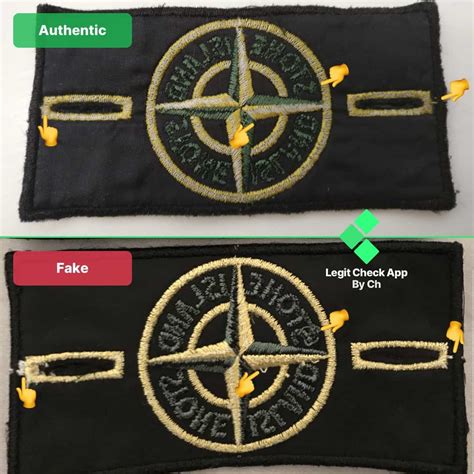 stone island bum bag fake|check stone island badge authenticity.